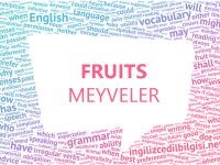 İngilizce Meyveler - Fruits