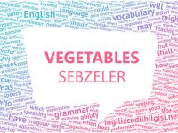 İngilizce Sebzeler - Vegetables