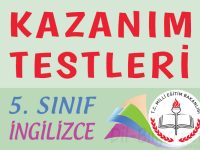 5.sınıf İngilizce Kazanım Kavrama Testleri