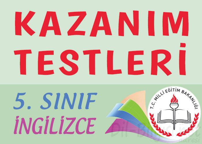 5.sınıf İngilizce Kazanım Kavrama Testleri