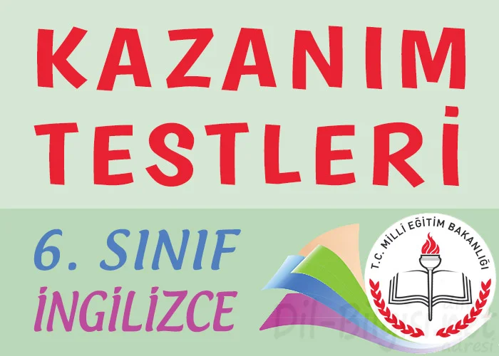 6.sınıf ingilizce kazanım kavrama testleri