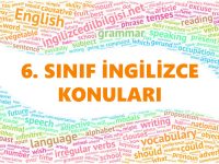 6. sınıf ingilizce konuları