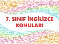 7. Sınıf İngilizce Konuları