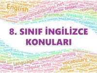 8.sınıf ingilizce konuları