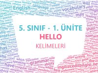 5. Sınıf 1. Ünite Hello Kelimeleri