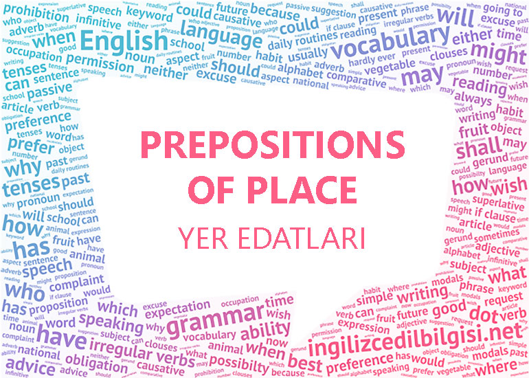 İngilizce Yer Edatları - Preposition of Place