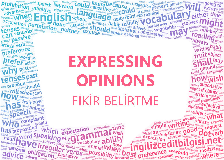 İngilizce Fikir Belirtme - Expressing Opinions