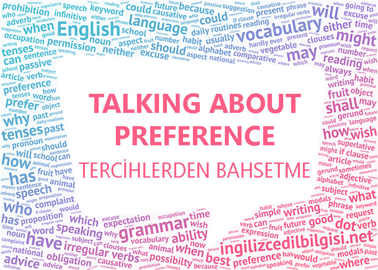 İngilizce Tercihlerden Bahsetme - Talking About Preference
