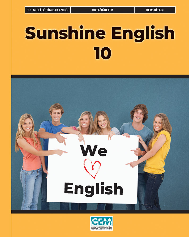 10. Sınıf İngilizce Ders Kitabı ve Çalışma Kitabı Cem Web Ofset