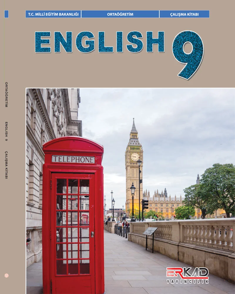9. Sınıf İngilizce Ders Kitabı ve Çalışma Kitabı (Erkad Yayıncılık)
