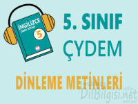 ÇYDEM Multi English 5. Sınıf Dinleme Metinleri