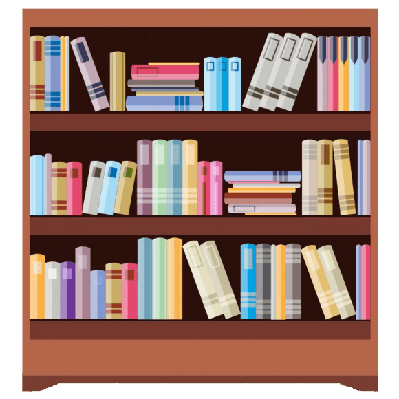 Bookshelves PNG